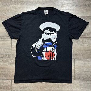 The Who Y2K T Shirt Size Large Maximum R&B Double-Sided  Black